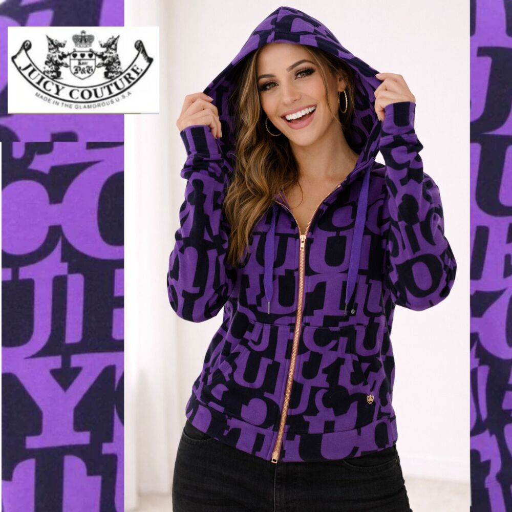 Vintage Y2K Juicy Couture Zip Up Hoodie